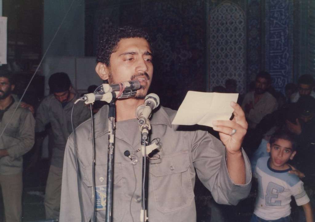 صوت/ «ز فضای آسمان بوی شهیدان آید» حاج حسین فخری