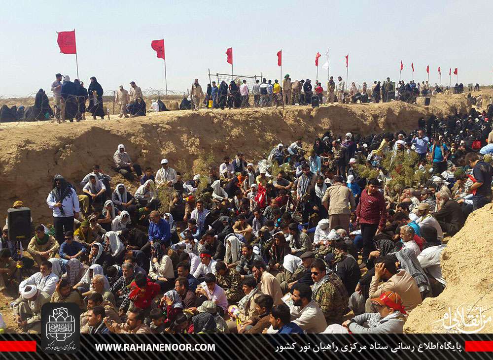 گزارش تصویری / مراسم تحویل سال یادمان کانال کمیل