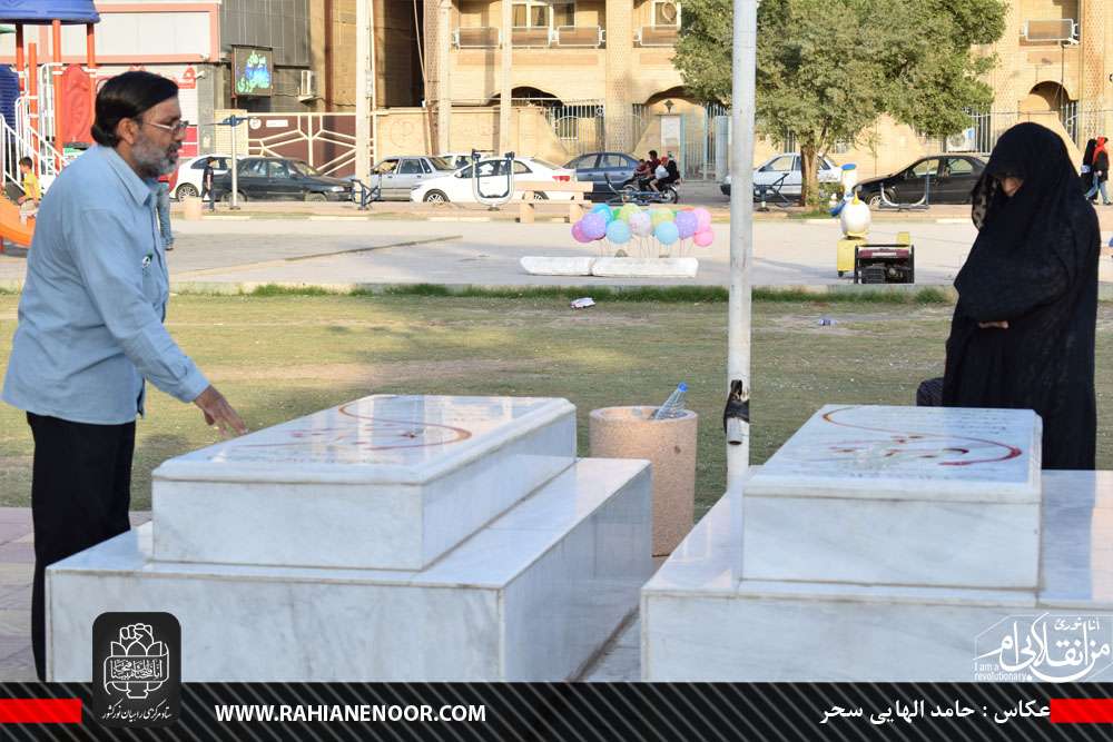 تصاویر / یادمان شهدای گمنام غواص منطقه گلستان اهواز