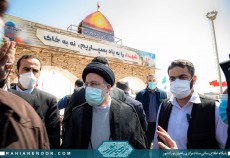 بازدید رئیس جمهور از یادمان شلمچه  