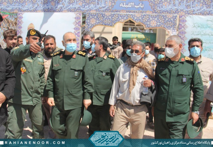 گزارش تصویری حضور فرمانده کل سپاه در یادمان های شلمچه و اروند  