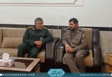 گفتگوی دبیر ستاد مرکزی راهیان نور با فرمانده سپاه مریوان