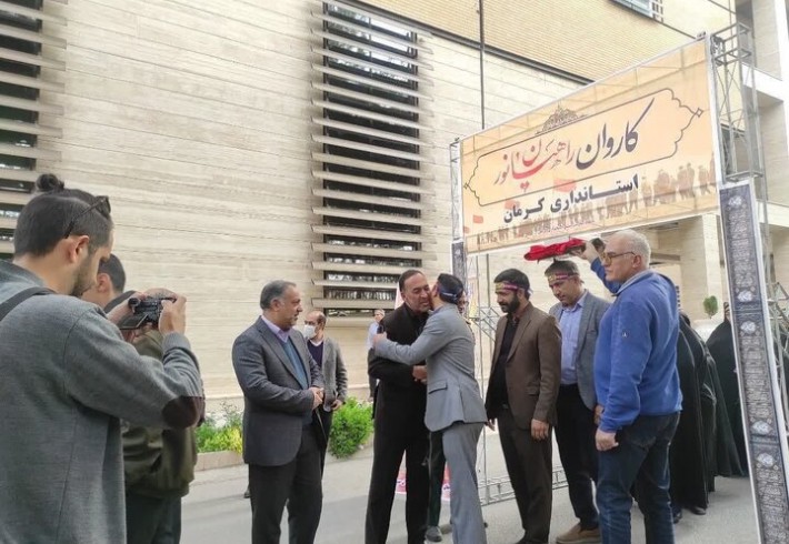 استان کرمان | کاروان راهیان‌نور استانداری کرمان رهسپار مناطق عملیاتی دفاع مقدس شد