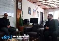 به گزارش خبرنگار روابط عمومی ستاد مرکزی راهیان نور کشور ، نشست معاون روابط عمومی ستاد راهیان نور کشور عباس اوتادی با مدیر کل صدا و سیمای استان کرمانشاه صداقت الله موسوی پیرو گسترش همکاری‌های دو جانبه علی الخصوص ایام اوج راهیان نور غرب و شمالغرب برگزار شد.