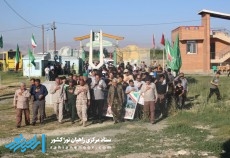 کاروان اعزامی از استان اردبیل یادمان شهید بروجردی را بازدید کرد .