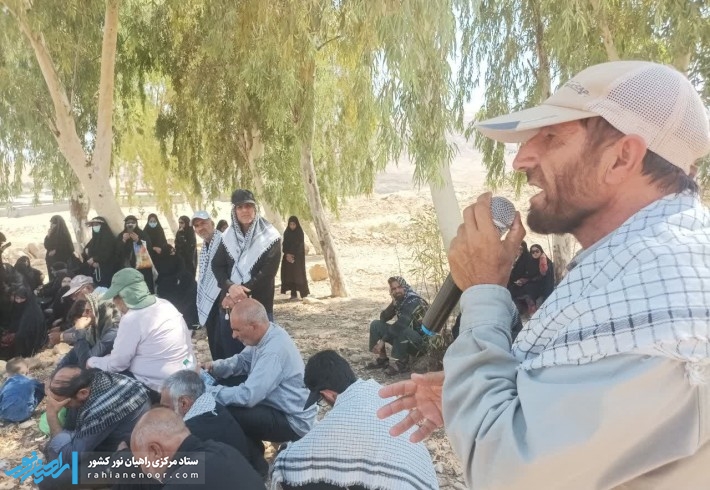 بازدید کاروان راهیان نور سیستان و بلوچستان از یادمان شهدای بازی دراز بازدید کاروان راهیان نور سیستان و بلوچستان از یادمان شهدای بازی دراز