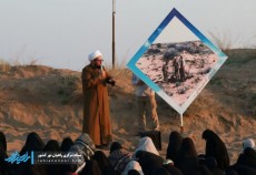 بازدید کاروان های راهیان نور از یادمان شهدای فکه