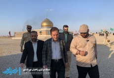 بازدید از یادمان‌های دفاع مقدس توسط مسئولان بهداشت و درمان