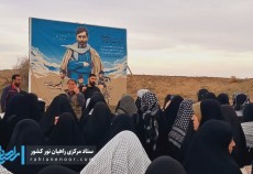 بازدید کاروان راهیان نور استان البرز از یادمان فکه