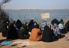 بازدید زائران ناشنوایان یاسوجی از یادمان شهدای عملیات کربلای 4