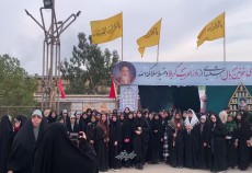 حضور کاروان راهیان نور دانشجویی استان تهران در معراج شهدای اهواز