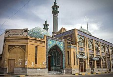 قرائت مناجات شعبانیه در مسجد جامع خرمشهر