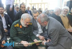 بازدید سردار فدوی از یادمان شهدای شلمچه
