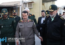 حضور سرداران کارگر و رادان در قرارگاه مشترک راهیان نور  