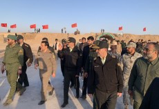 حضور سرداران رادان و کارگر در یادمان‌های دفاع مقدس خوزستان