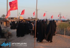 حضور دانشجویان همدانی در یادمان شهدای کربلای ۴