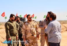 بازدید دبیر ستاد مرکزی راهیان نور کشور از یادمان کانال کمیل و حنظله