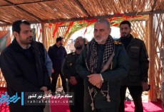 بازدید فرمانده سپاه خوزستان از یادمان شهدای هور