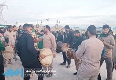 مراسم دمام زنی در یادمان شهدای شلمچه