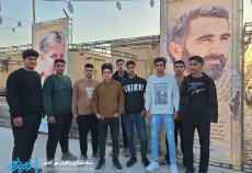 با زائران سرزمین نور در معراج شهدای اهواز