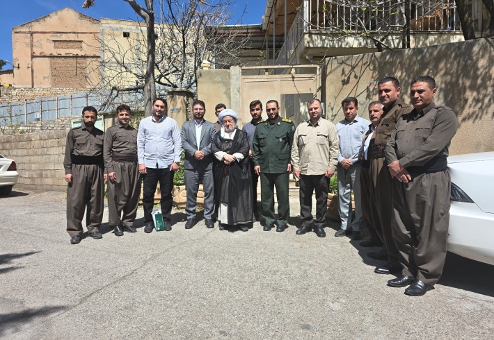 دیدار دبیر ستاد مرکزی راهیان نور با امام جمعه پاوه