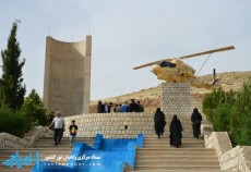 زائران راهیان نور از یادمان شهید شیرودی بازدید کردند  