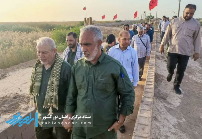 بازدید مشاور عالی فرمانده معظم کل قوا از یادمان کربلای ۴